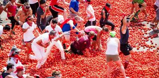 Nét độc đáo lễ hội ném cà chua La Tomatina
