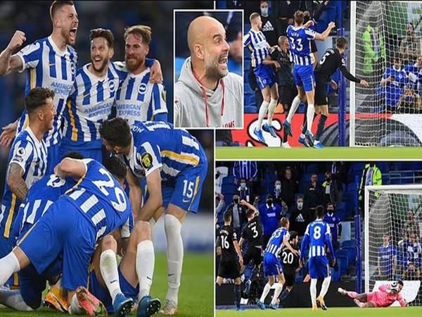 Bóng đá QT 19/5: Man City thua ngược Brighton vì thiếu người