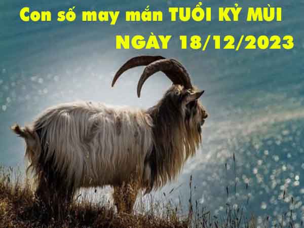 Phân tích con số may mắn tuổi Kỷ Mùi ngày 18/12/2023