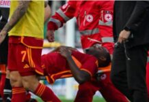 Bóng đá Quốc Tế 15/4: Hậu vệ AS Roma đau tim ngay trong trận