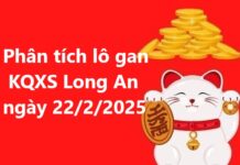 Phân tích lô gan KQXS Long An ngày 22/2/2025