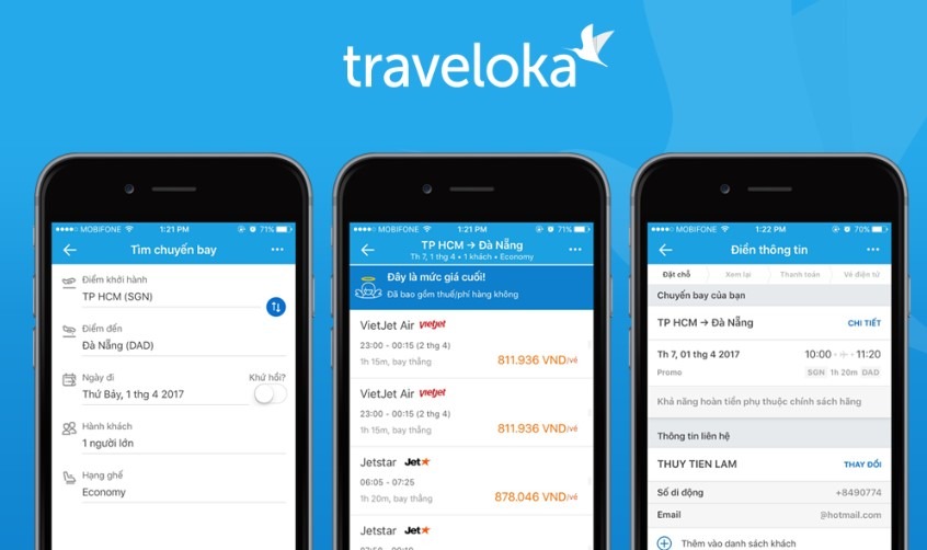 Traveloka – App đặt phòng khách sạn phổ biến tại Đông Nam Á