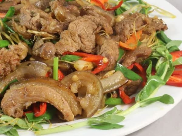 Bê xào lăn – món ngon cho tiệc gia đình