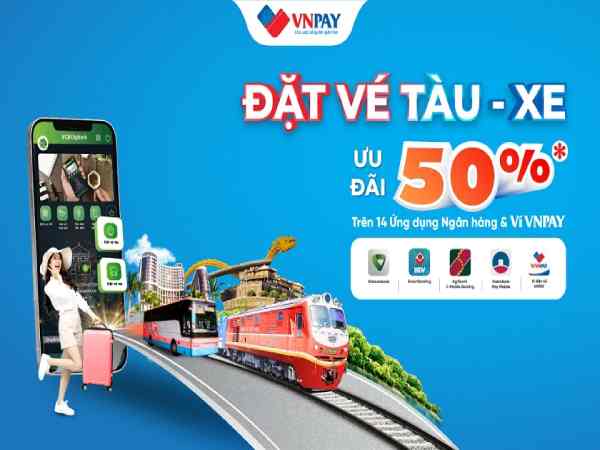 Ví VNPAY – Đặt vé tàu du lịch nhận ưu đãi hấp dẫn