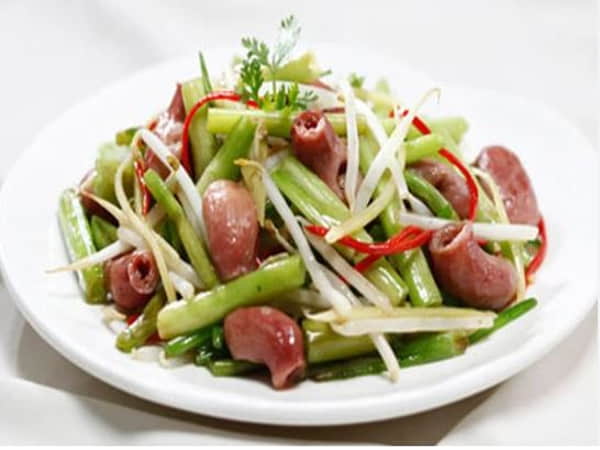Bao tử cá ba sa hấp gừng