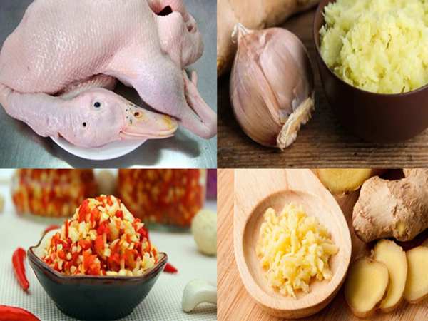 Cách ướp ngan chảy tỏi - Nguyên liệu chuẩn bị