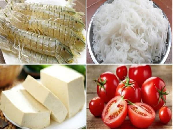 Nguyên liệu cần chuẩn bị để nấu bún bề bề