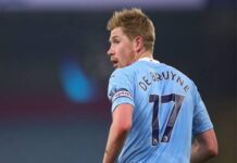 Số áo Kevin De Bruyne tại Manchester City