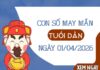 con số may mắn ngày 01/04/2026 tuổi Dần